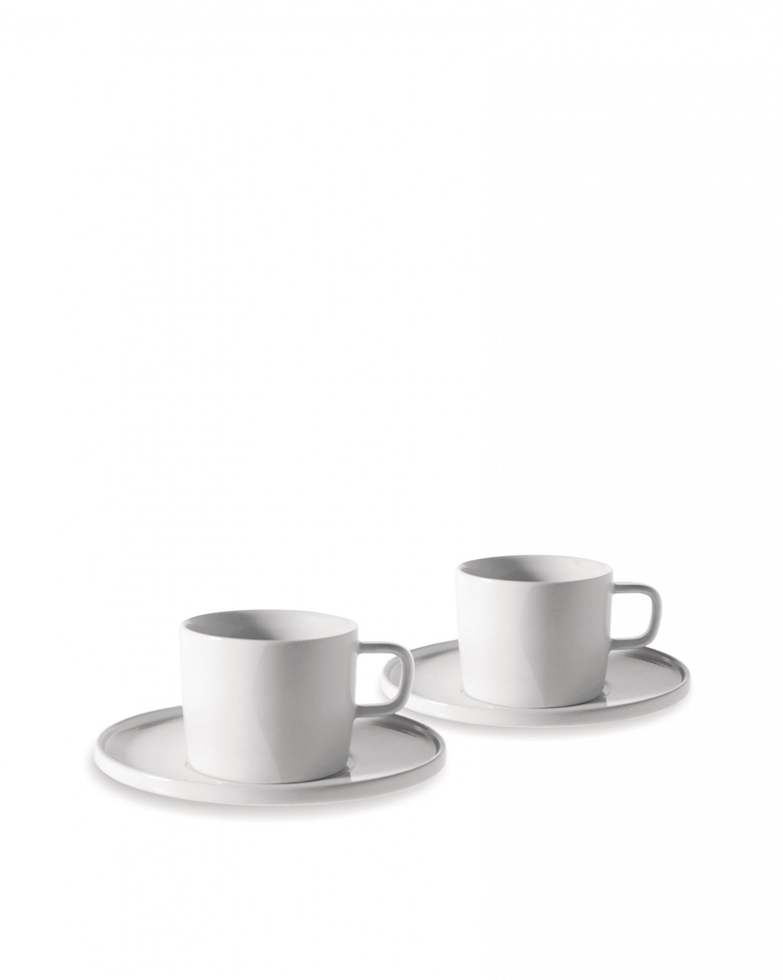 Набор из 2 чашек для эспрессо Alessi PlateBowlCup с блюдцами AJM28/76SC