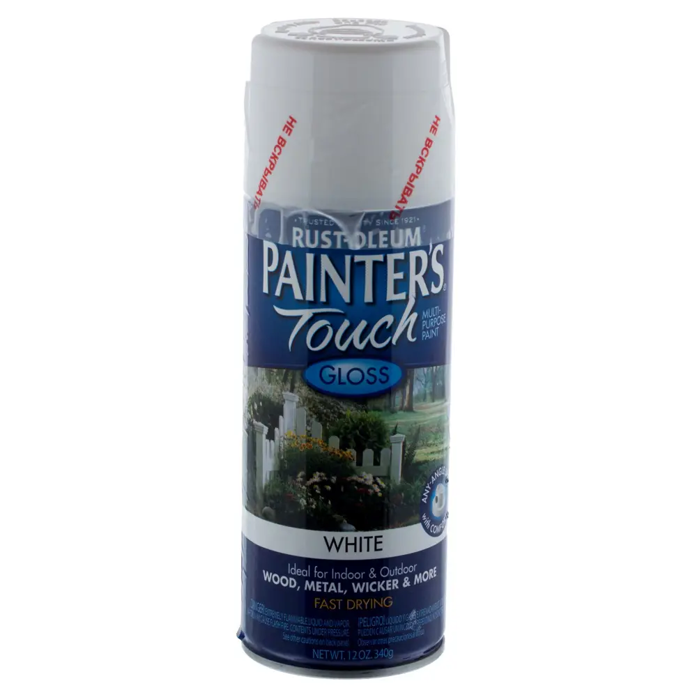 Краска аэрозольная Paint Touch глянцевая цвет белый 340 г 13366095 STLM-2113070 RUST-OLEUM  - Вид №1