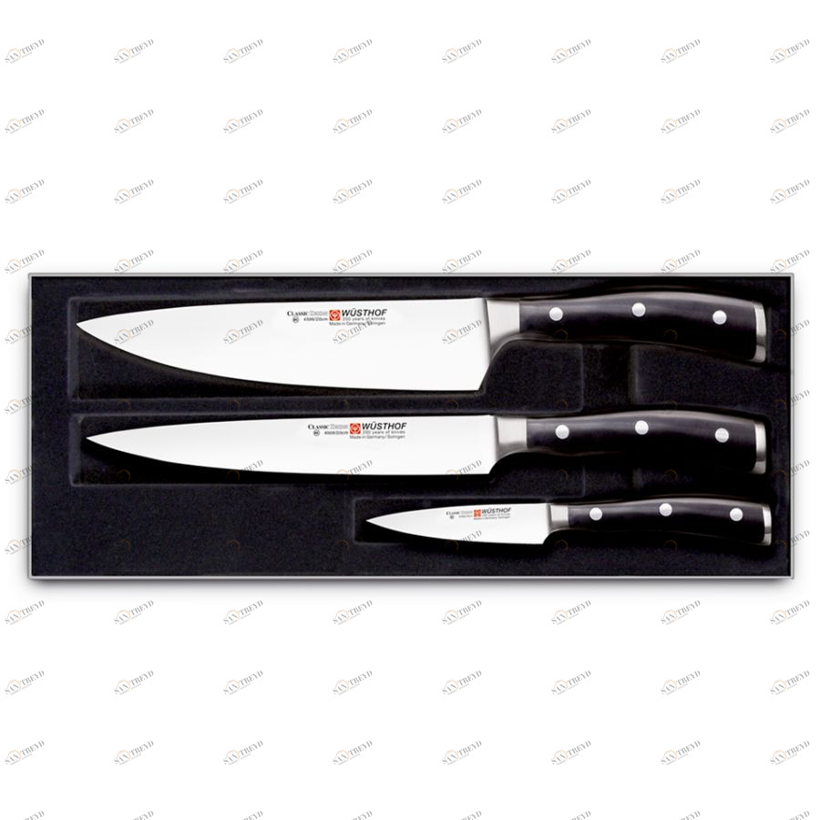 Набор кухонных ножей Classic Ikon, 3 шт WUESTHOF W9601WUS