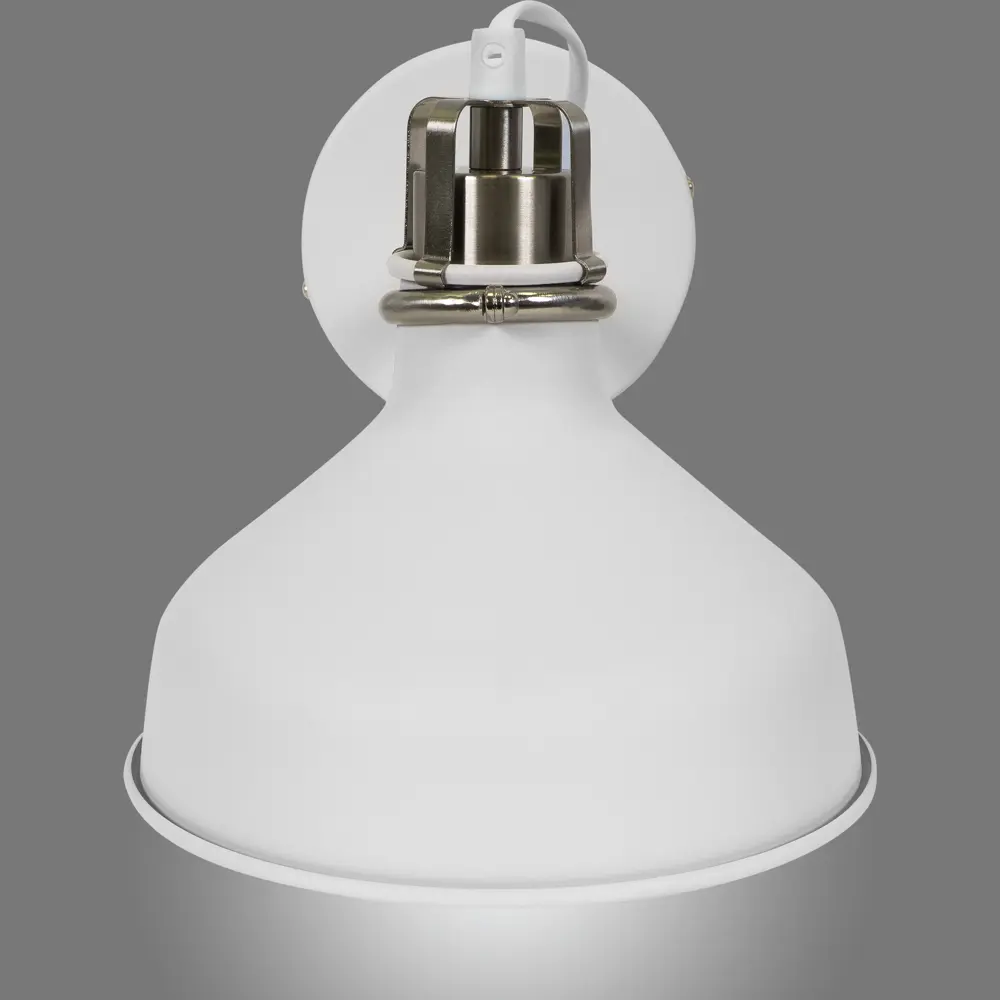 Бра Amsterdam WML-425 1xE27x40 Вт металл цвет белый CAMELION STLM-2100431 - Вид №6