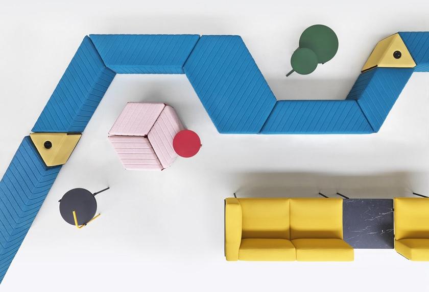 Marelli Скамья из ткани без спинки sun-id-1401614 - Вид №10