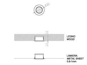 Алюминиевый утопленный круглый светодиодный прожектор