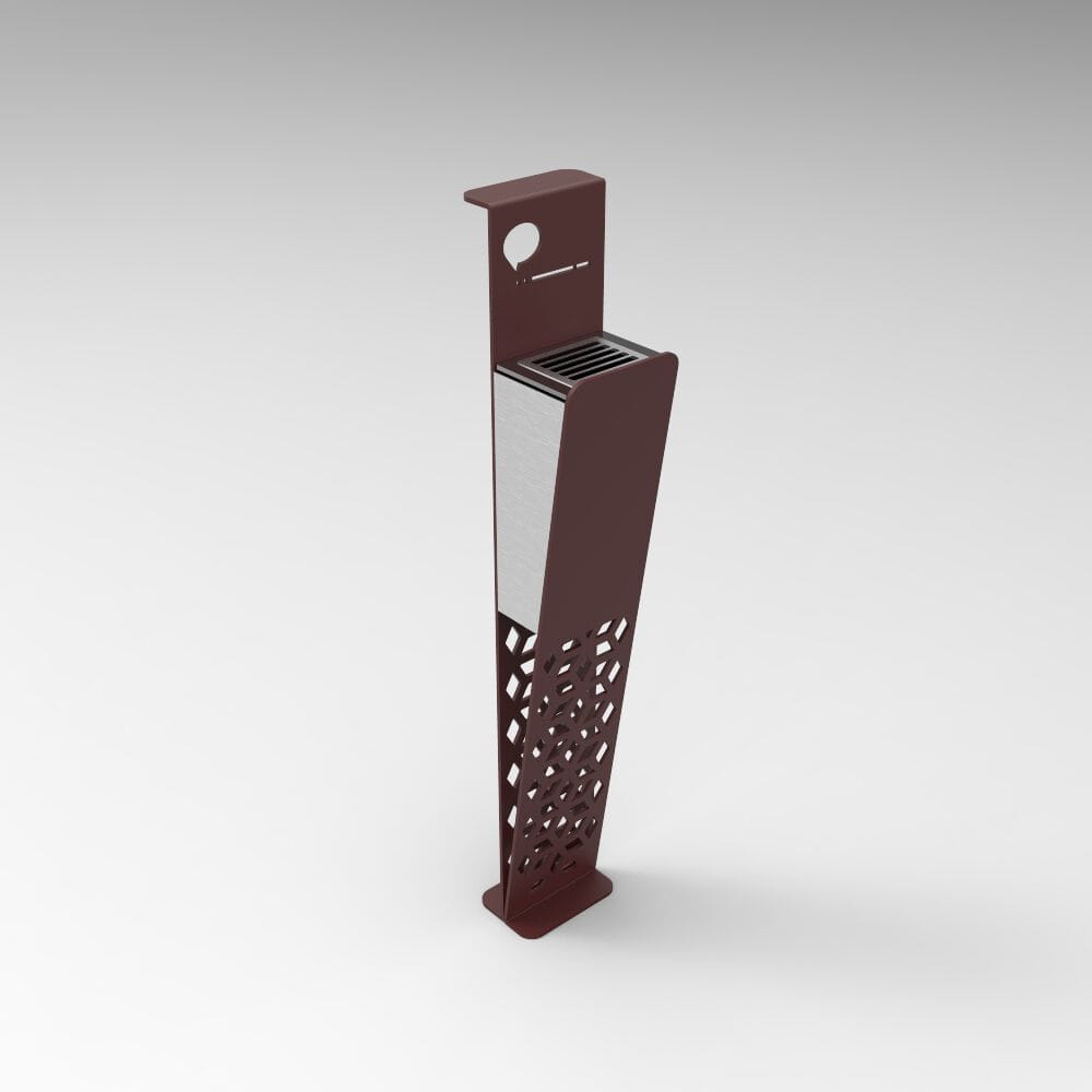 Металлическая напольная пепельница для общественных мест CITYSì GLAX ARCH-00132045 - Вид №1