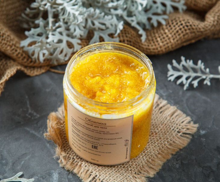 3780 Скраб для тела "Облепиха" Вкусляндия  - Вид №1