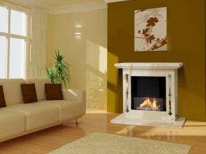 Отдельно стоящий камин на биоэтаноле