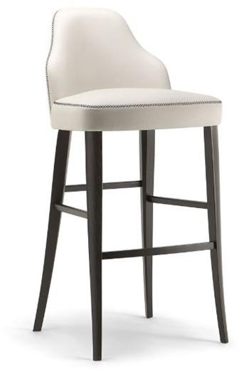 Tirolo Кожаный табурет со спинкой и подставкой для ног Chicago 015 sg - Вид №1