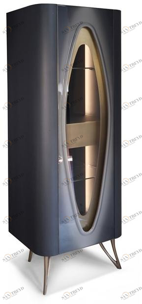 Bellotti Ezio Витрина из лакированного ясеня со встроенной подсветкой Gea 2018-61