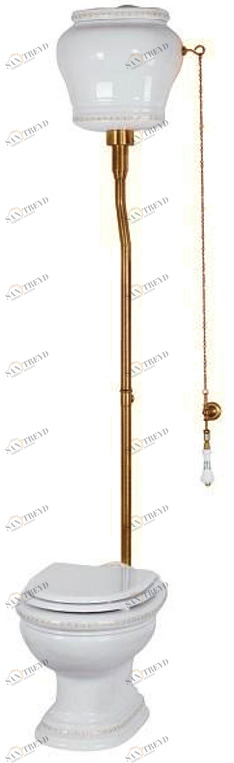 ML.MLD-25.711.D2/ML.MLD-25.728.D2/ML.RIC-29.351.BR/ML.RIC-29.046.BR/ML.OLV-29.013/ML.OLV-29.017 Компакт унитаз с бачком Белый Migliore  Италия 