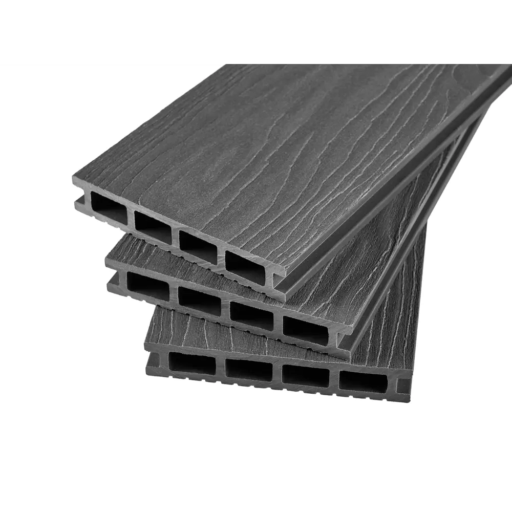 Террасная доска ДПК Groentec цвет Серый 145x25x3000 мм 0.435 м² STLM-2147076 - Вид №2