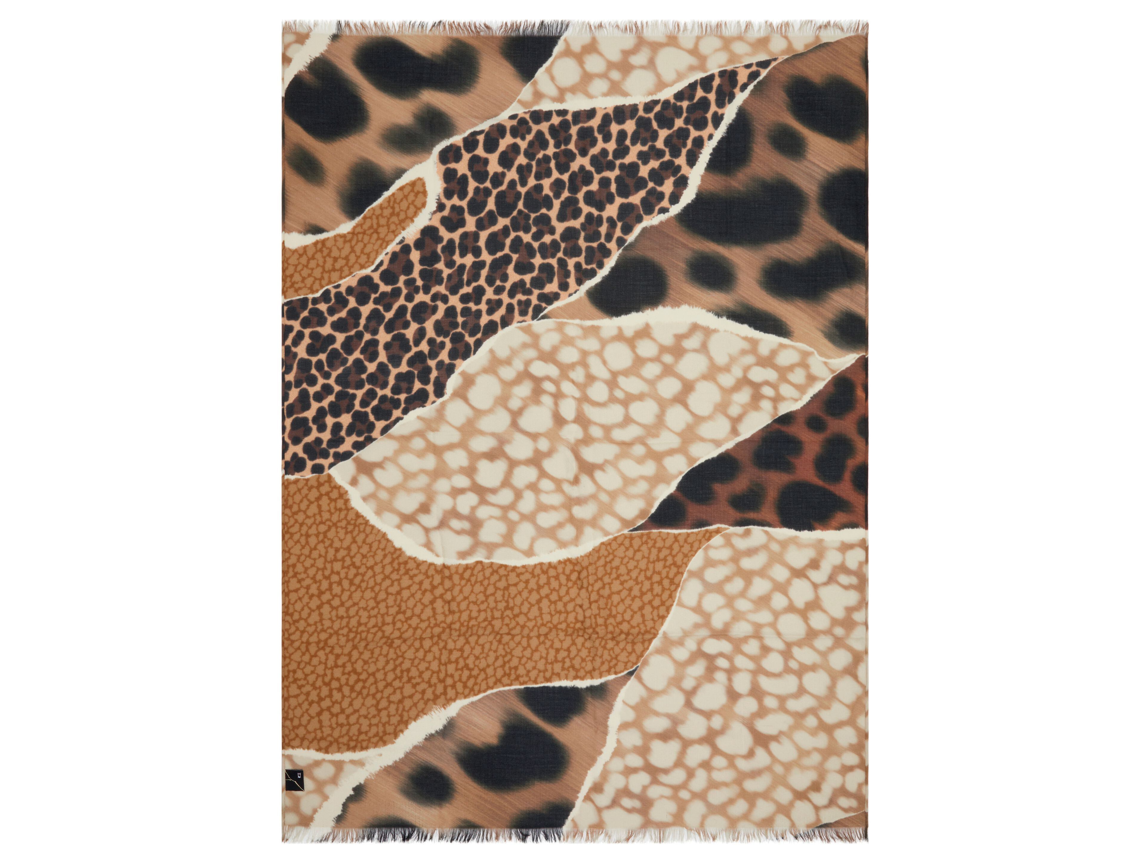 Шерстяной жаккардовый плед K-3 Tora ARCH-00119102 - Вид №1