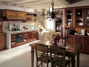 Martini Interiors Линейная кухня в вишне Newport