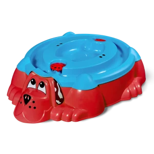 91026884 Песочница Sheffilton Kids Собачка с крышкой 432 красный/голубой STLM-1425797