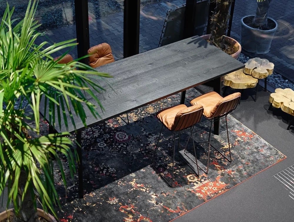 Высокий кожаный табурет Freifrau Leyasol ARCH-00123121 - Вид №2