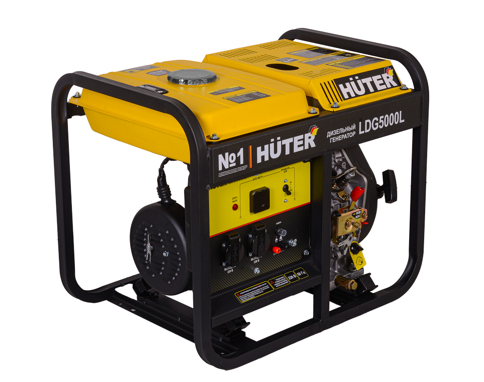 Электрогенератор  дизельный  Huter LDG 5000L 9100485 STDN-0016182