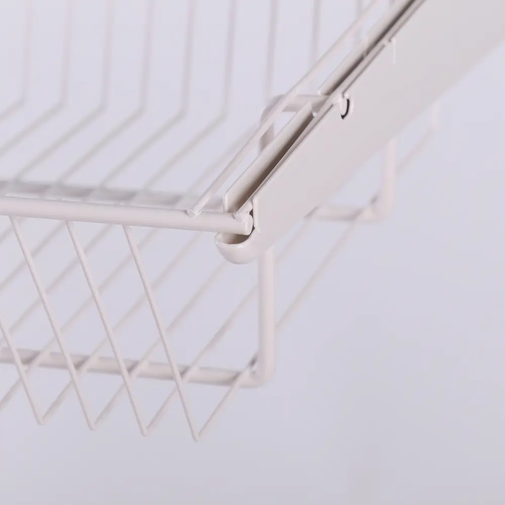 LARVIJ Полка-корзина для системы хранения 90.3x11.8x40.6 см бежевая сталь 84804133 STLM-0055426 - Вид №4