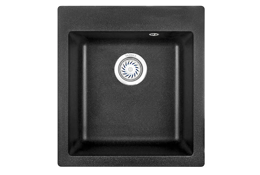 4201, ЧЁРНЫЙ, кухонная мойка, кварц GRANULA 4201-ST73 - Вид №1