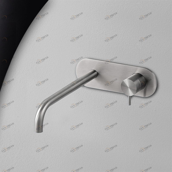 Смеситель для раковины сталь матовая Toki Radomonte TKI22S