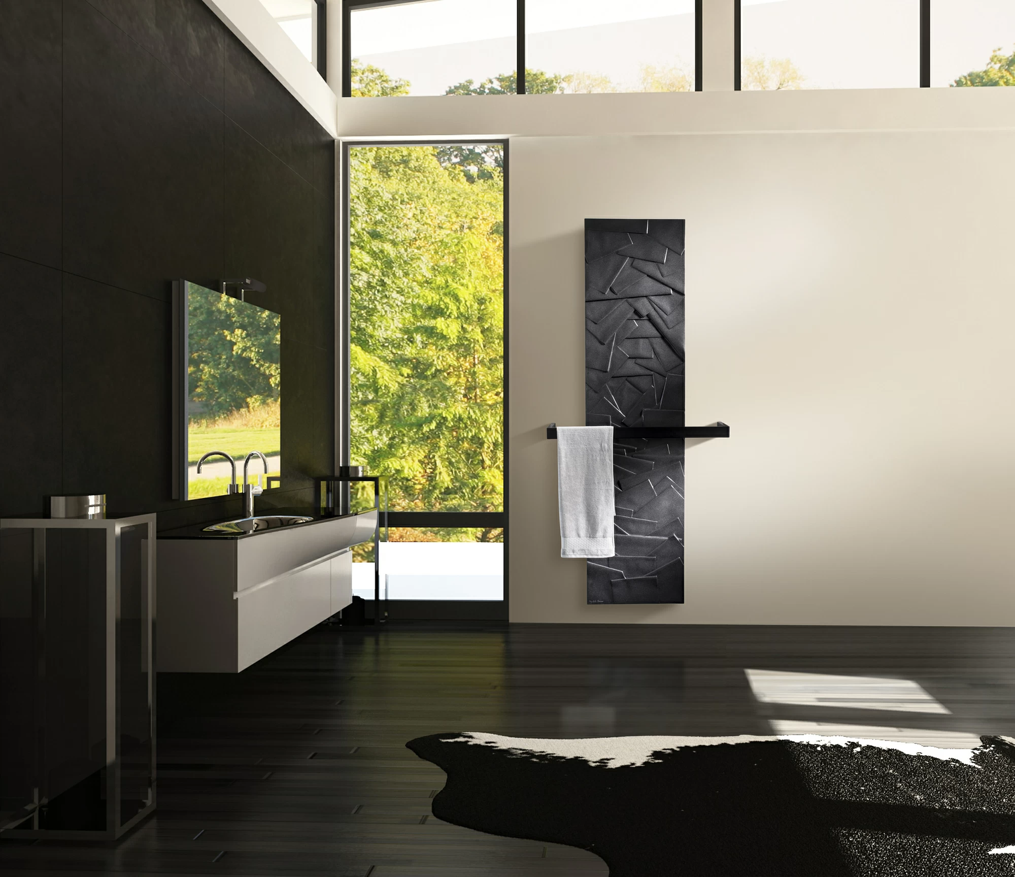 Электрический радиатор 182 x 46.5 cm Oriental bain Cinier  650 Вт sun-id-1218157 - Вид №1