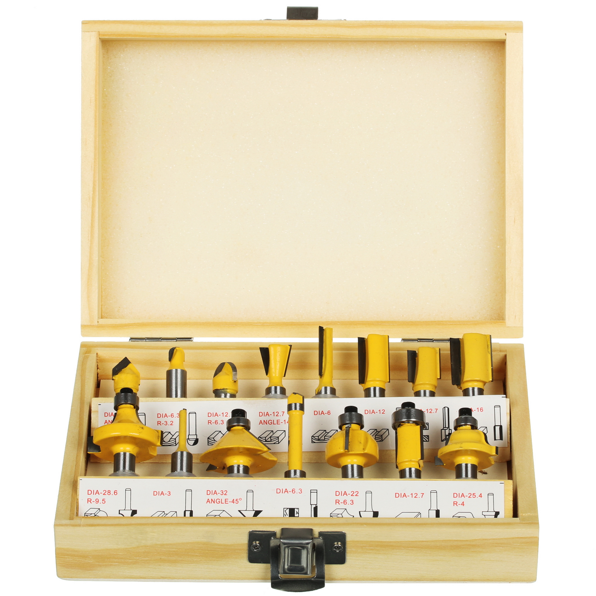 Набор фрез DEKO DH16 15 шт 9911887 STDN-0046763 - Вид №1