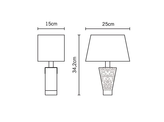 Хрустальная настольная лампа Fabbian Vicky ARCH-00039539 - Вид №3