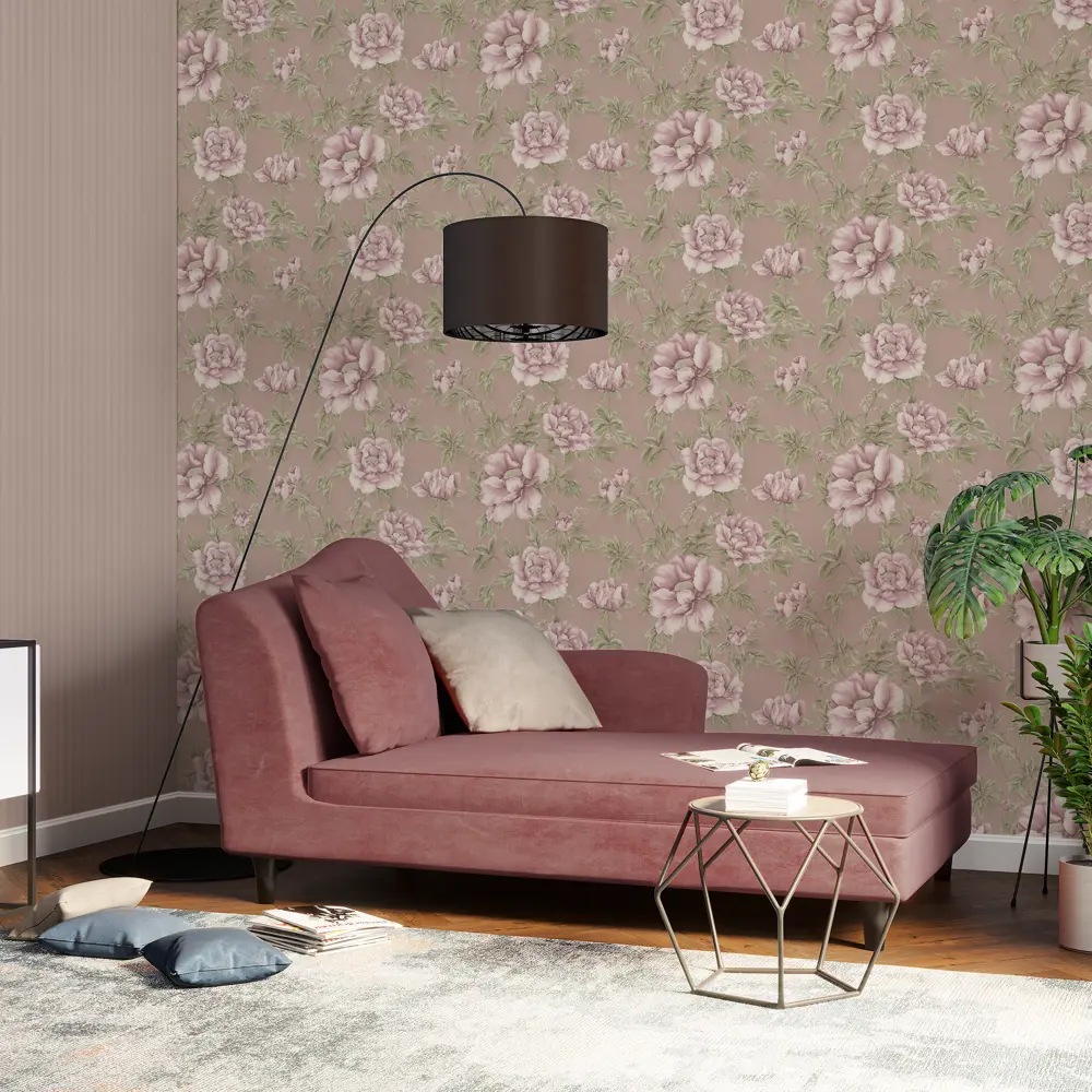 Обои флизелиновые Palitra Home Pion коричневые 1.06 м HC71519-54 STLM-2150195 - Вид №3