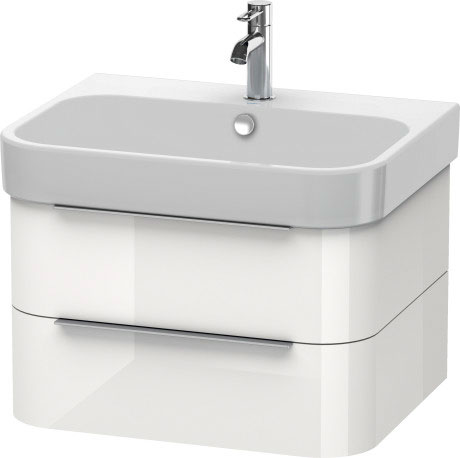 H2636407575 Тумбочка подвесная Happy D.2 #H26364 625 x 480 мм Лен, декор Duravit - Вид №1