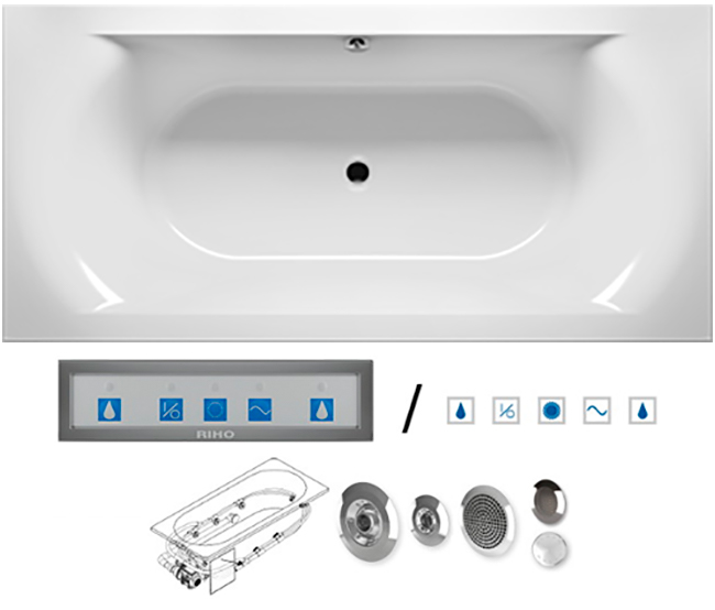 BB4800500000000_pro6 Ванна Riho Lima Santreyd - Вид №1