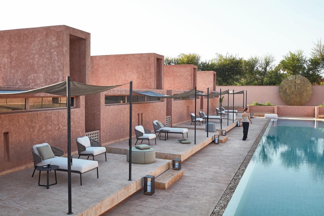 Шезлонг лава серебро Manutti Radius MNST743 - Вид №15