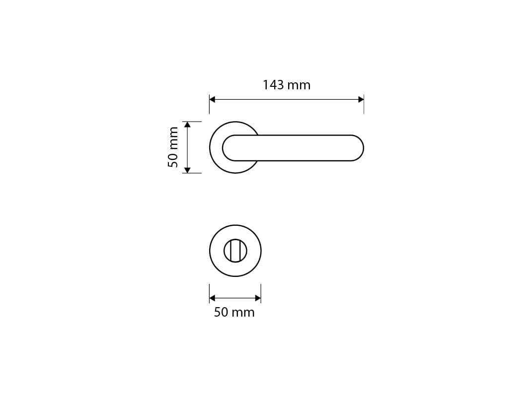 Классическая латунная ручка с насадкой LINEA CALI' ARCH-00095098 - Вид №5