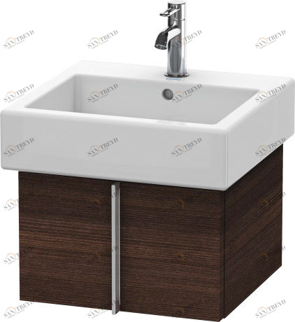 VE610305353 Vero Тумбочка подвесная Каштан темный, декор Duravit