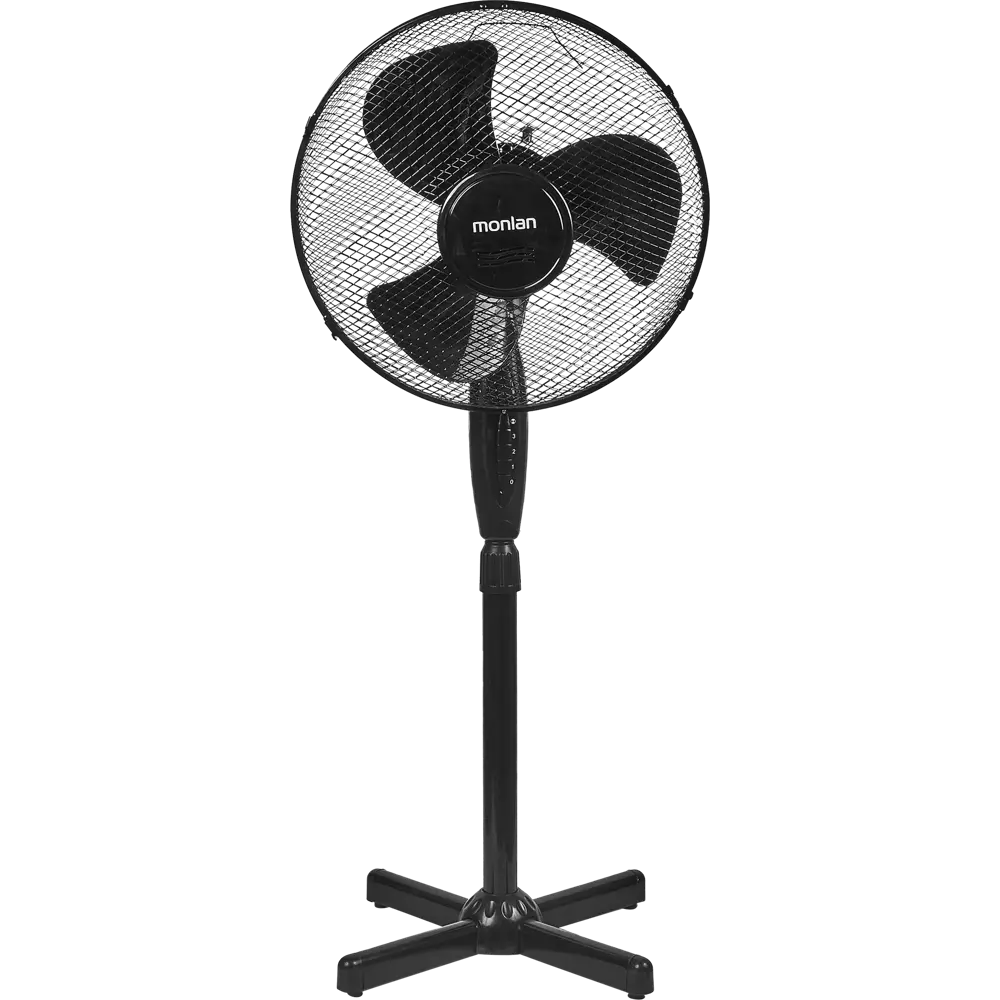 Вентилятор напольный Monlan MF-50SB 50 Вт 43.5 см цвет черный STLM-2151004 - Вид №1