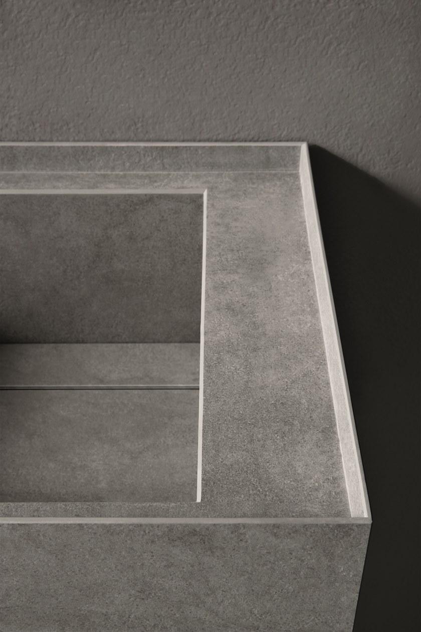 NOVELLO Двойная настенная тумба под умывальник из ламината® с ящиками Craft 2.0 sun-id-1346827 - Вид №4