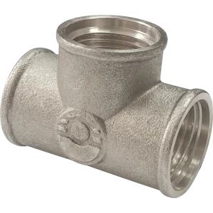 Тройник Valfex 3/4" никелированный для водоснабжения и отопления 84505578