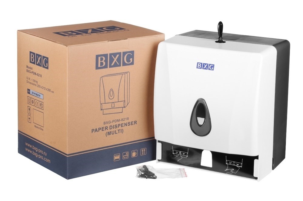 BXG PDM-8218 - диспенсер бумажных полотенец (МУЛЬТИ) BXG  - Вид №4