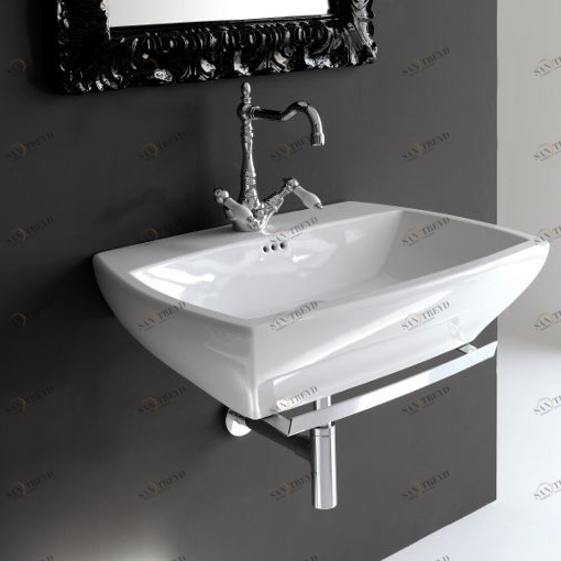 JZL005 Подвесная раковина настенная овальная ArtCeram  белая 