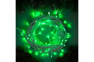 19294686 Гирлянда-нить SPEC, IP44, УМС, 10 м, Н.Б. 3W LED-100-220V, зеленый 1080035 LUAZON Новый год