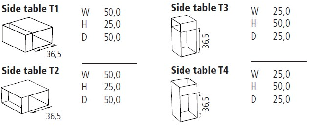 Schönbuch Журнальный столик из алюминия Match Schonbuch sun-id-1484911 - Вид №11