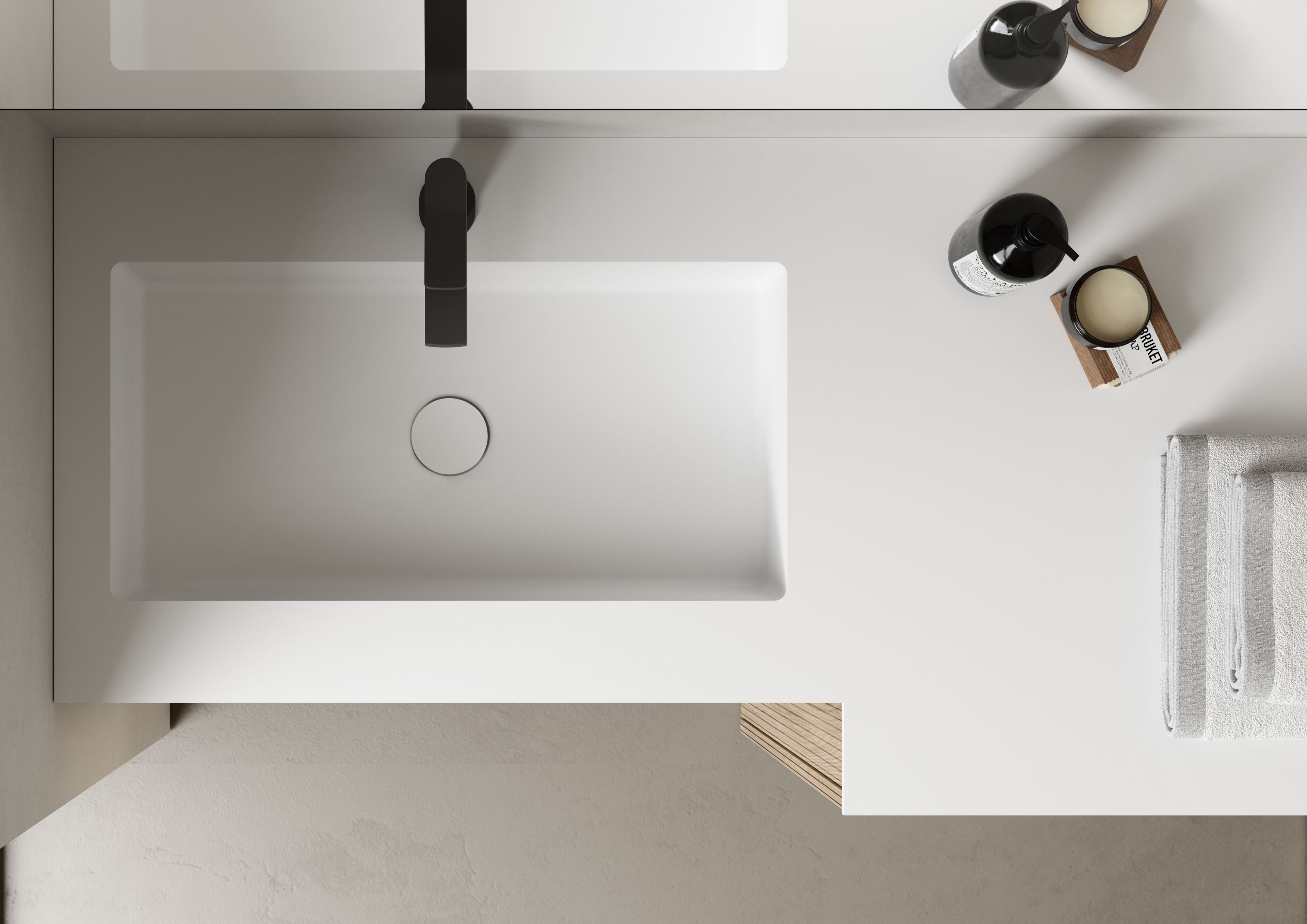 Подвесной туалетный столик с зеркалом Ideagroup Play ARCH-00047195 - Вид №1