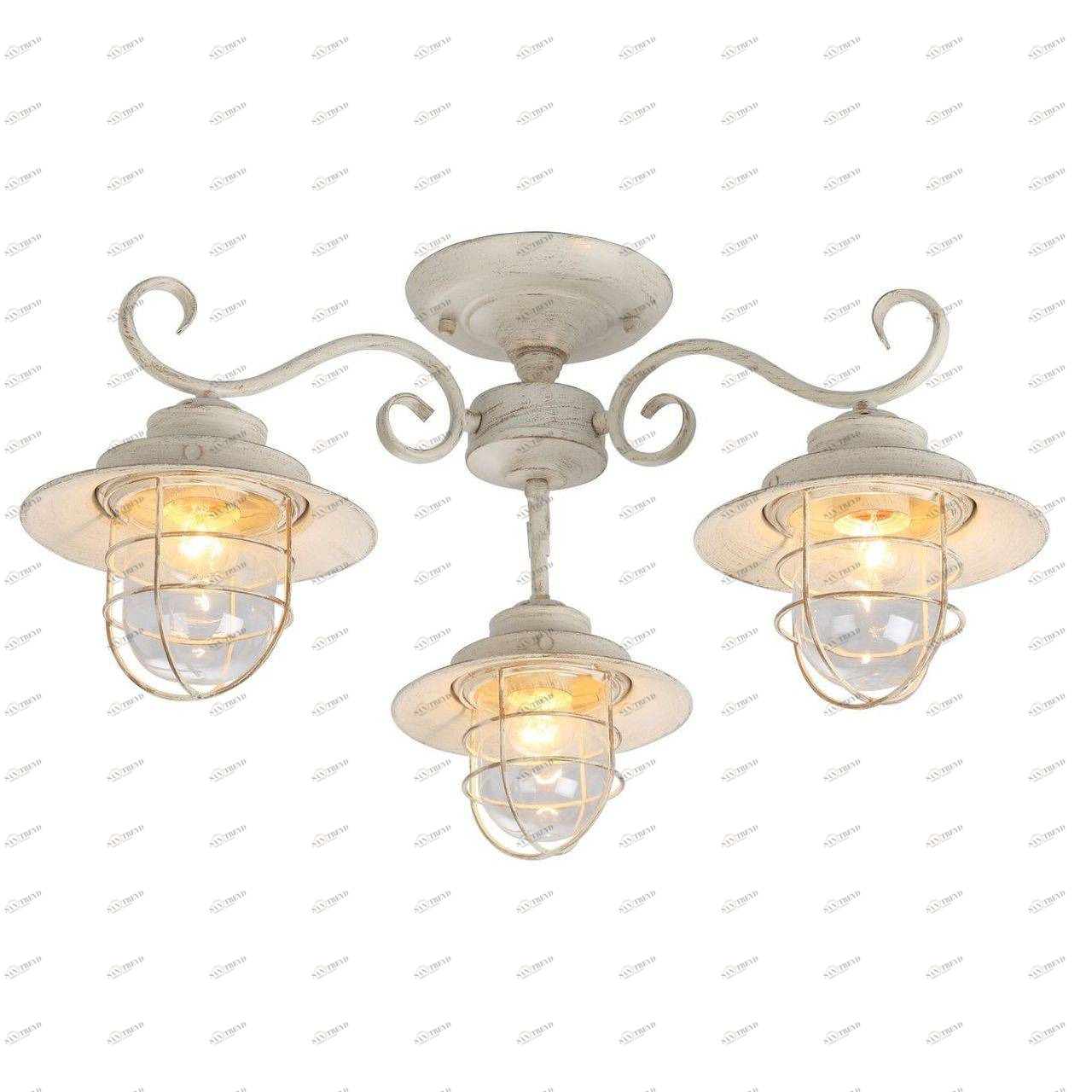 Потолочная люстра Arte Lamp 6 A4579PL-3WG ARTE LAMP ДИЗАЙНЕРСКИЕ 058509 Белый 