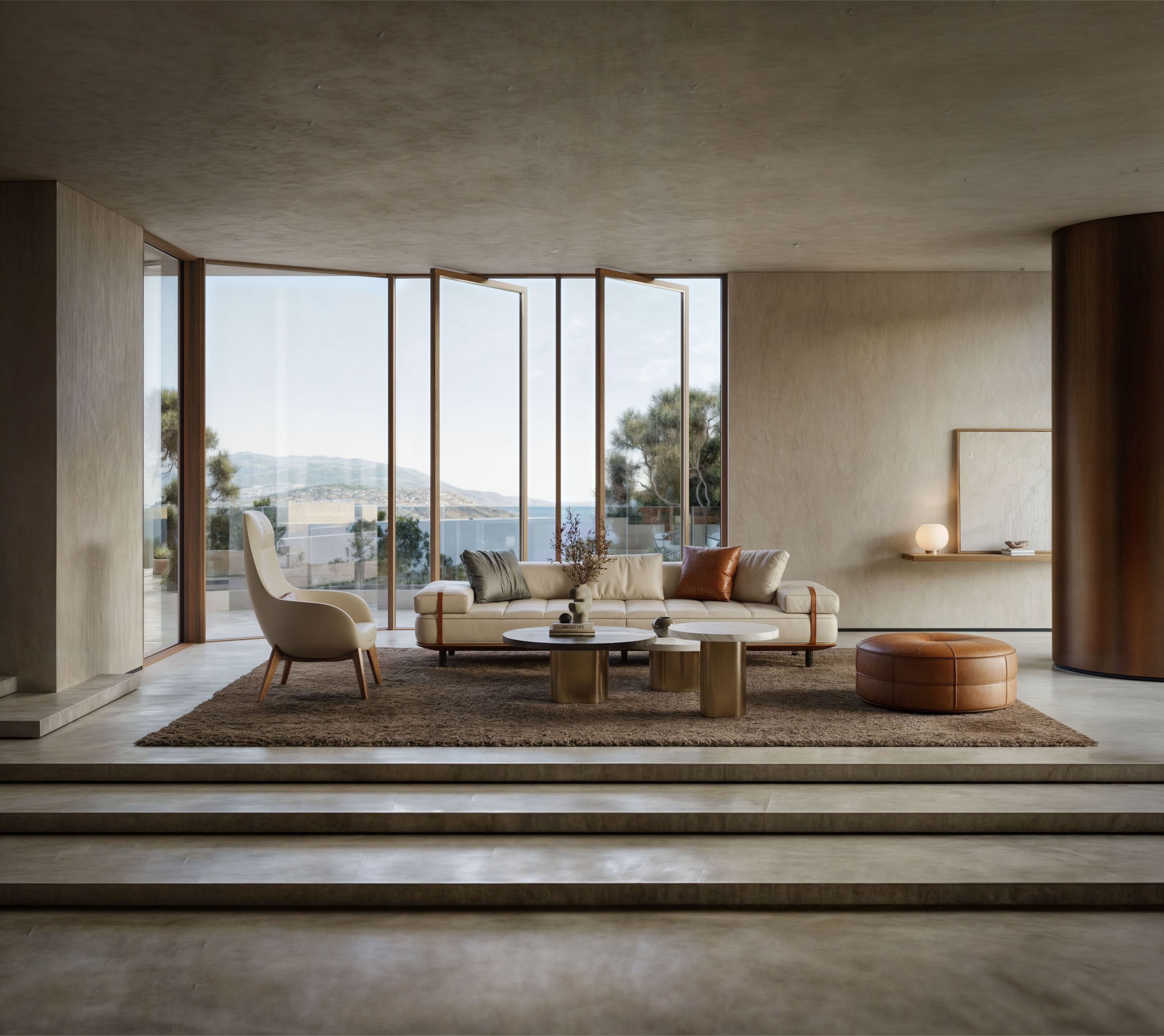 Кожаный диван Wayne Enterprises Home Collection WE-028 ARCH-00068342