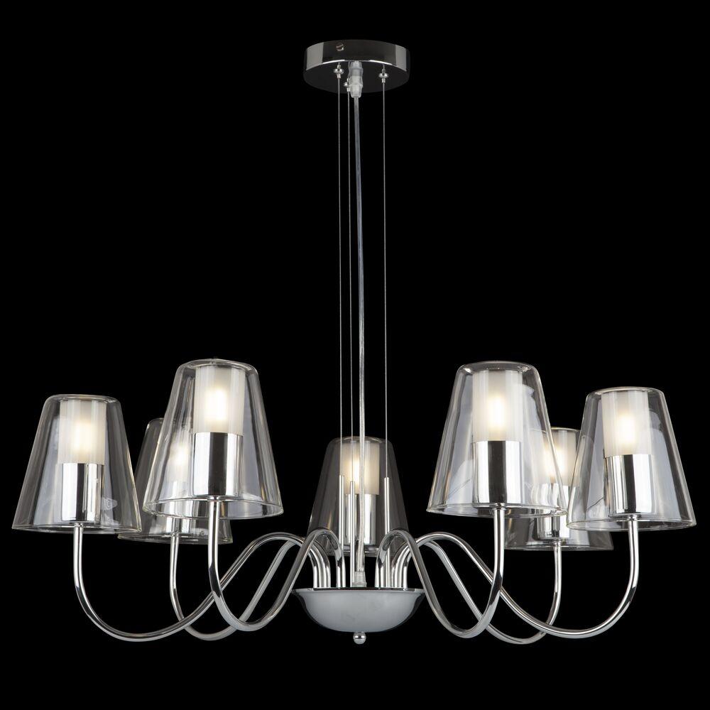 Подвесная люстра Freya Ursula FR5017PL-07CH FREYA ДИЗАЙНЕРСКИЕ, URSULA 279389 Хром  - Вид №1