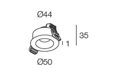 Круглый утопленный прожектор DGA STAR 3 AM ARCH-00150043 - Вид №2