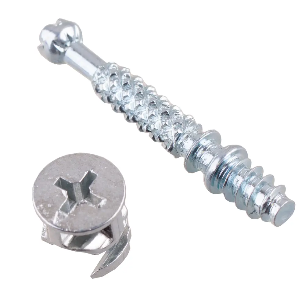 Набор эксцентриковых стяжек 12x34 мм сталь серебристый 4 шт. 89442764 Santreyd STLM-1582606