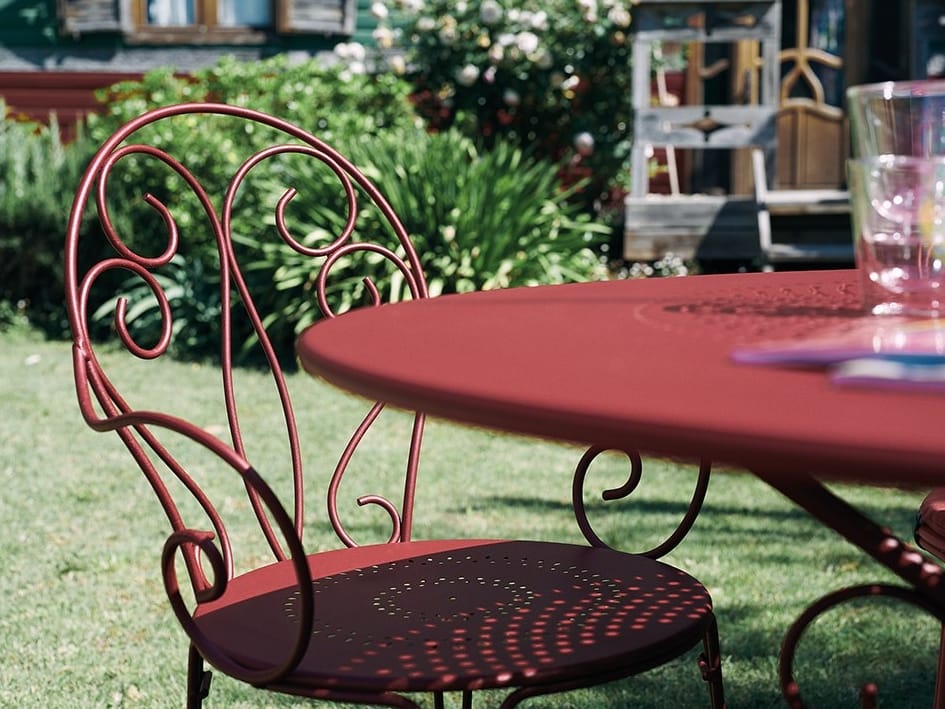 Стальной штабелируемый садовый стул с подлокотниками Fermob ARCH-00151281 - Вид №3