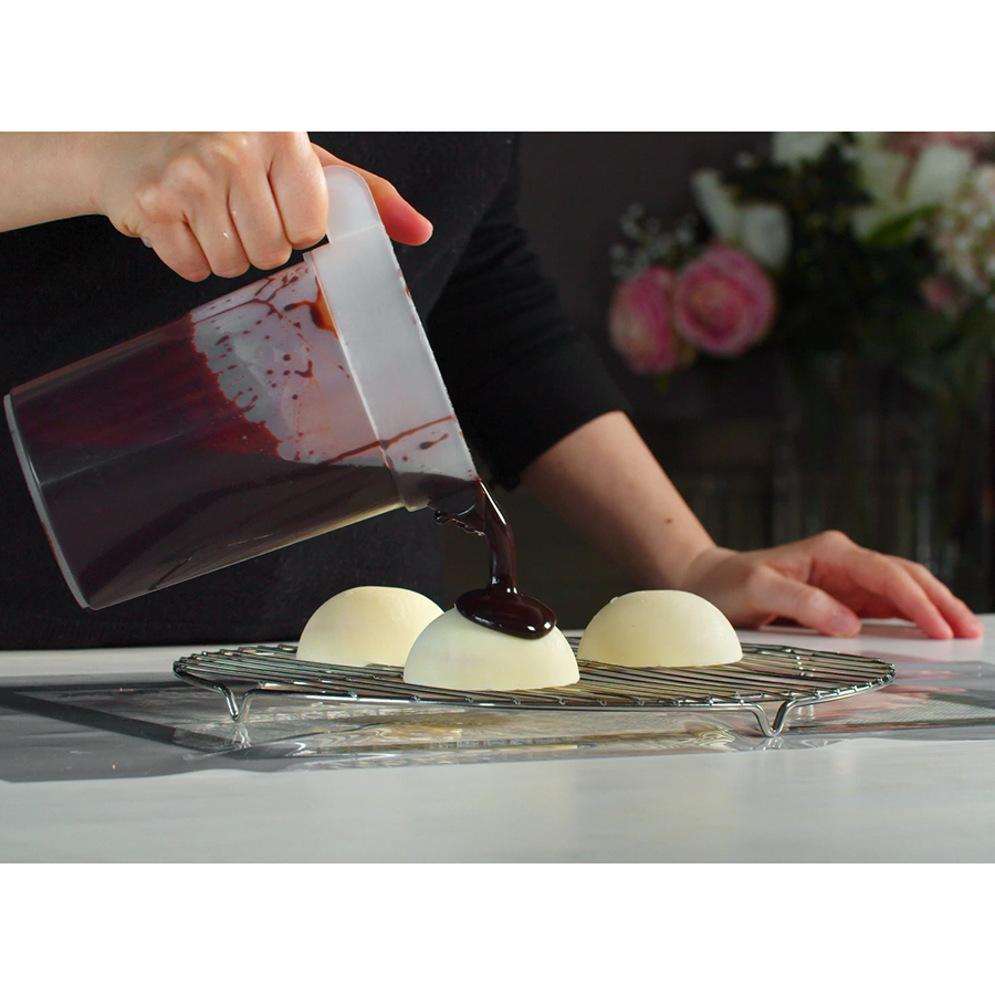 20.002.00.0065 Форма для приготовления пирожных half sphere 18,5 х 33,5 см силиконовая Silikomart  - Вид №11