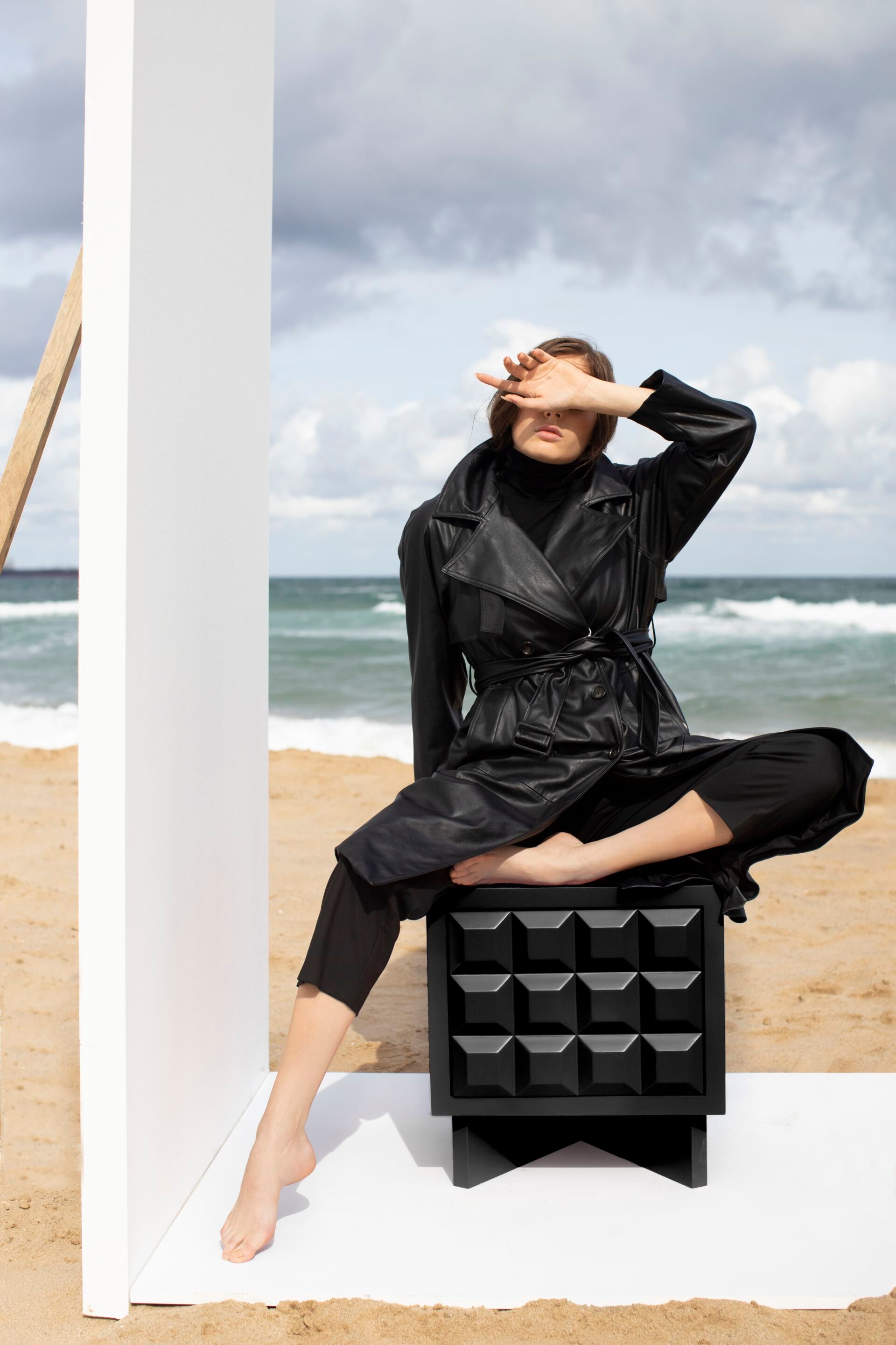 Прямоугольная фанерная тумбочка YET. Design Studio KARO ARCH-00083232 - Вид №9