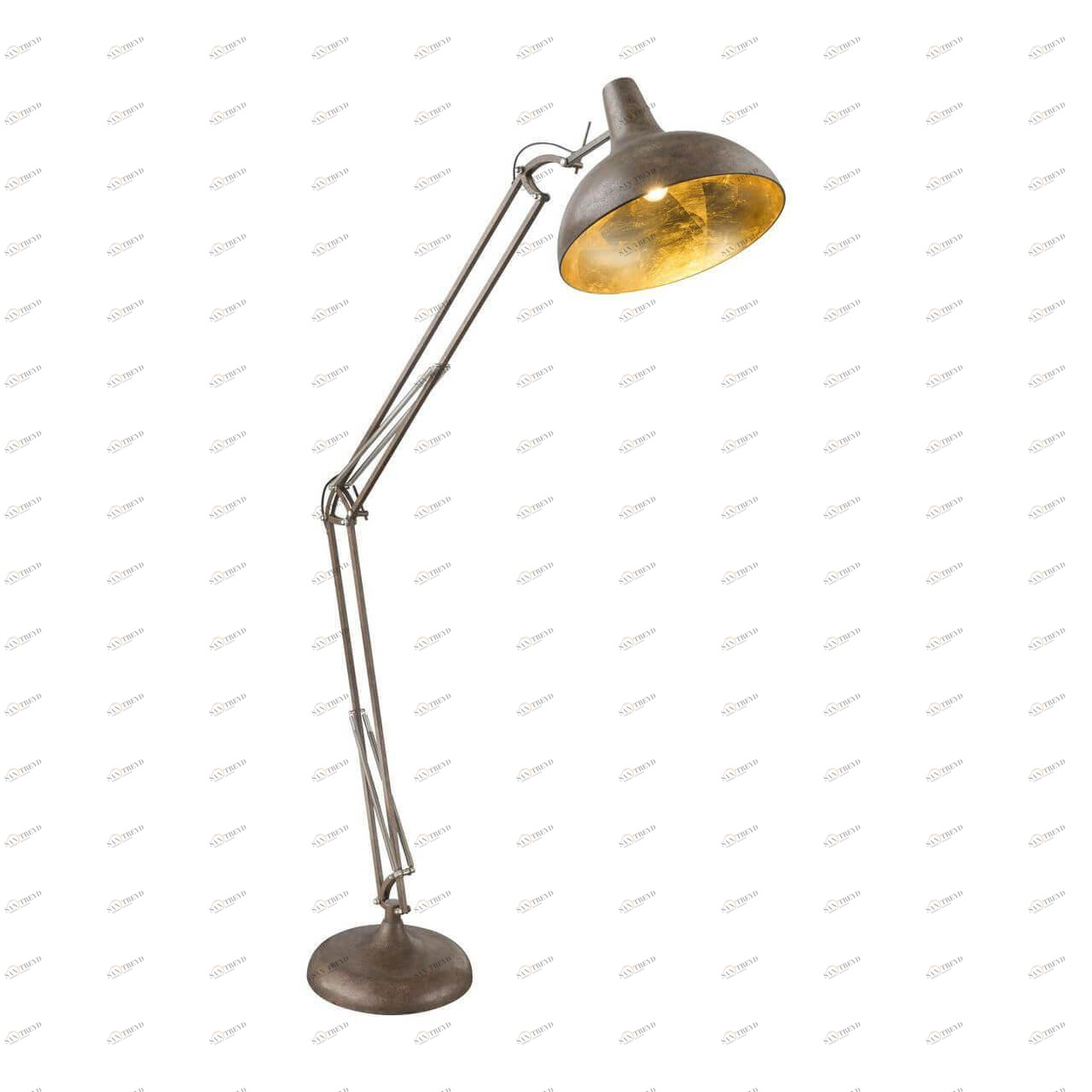 Торшер изогнутый 217х38 см коричневый Conny 58322 GLOBO CONNY 00-3889278 Коричневый Ceramica Globo 