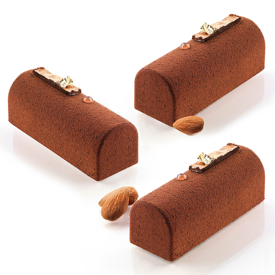 26.130.00.0065 Форма для приготовления пирожных и конфет midi buche силиконовая Silikomart  - Вид №4