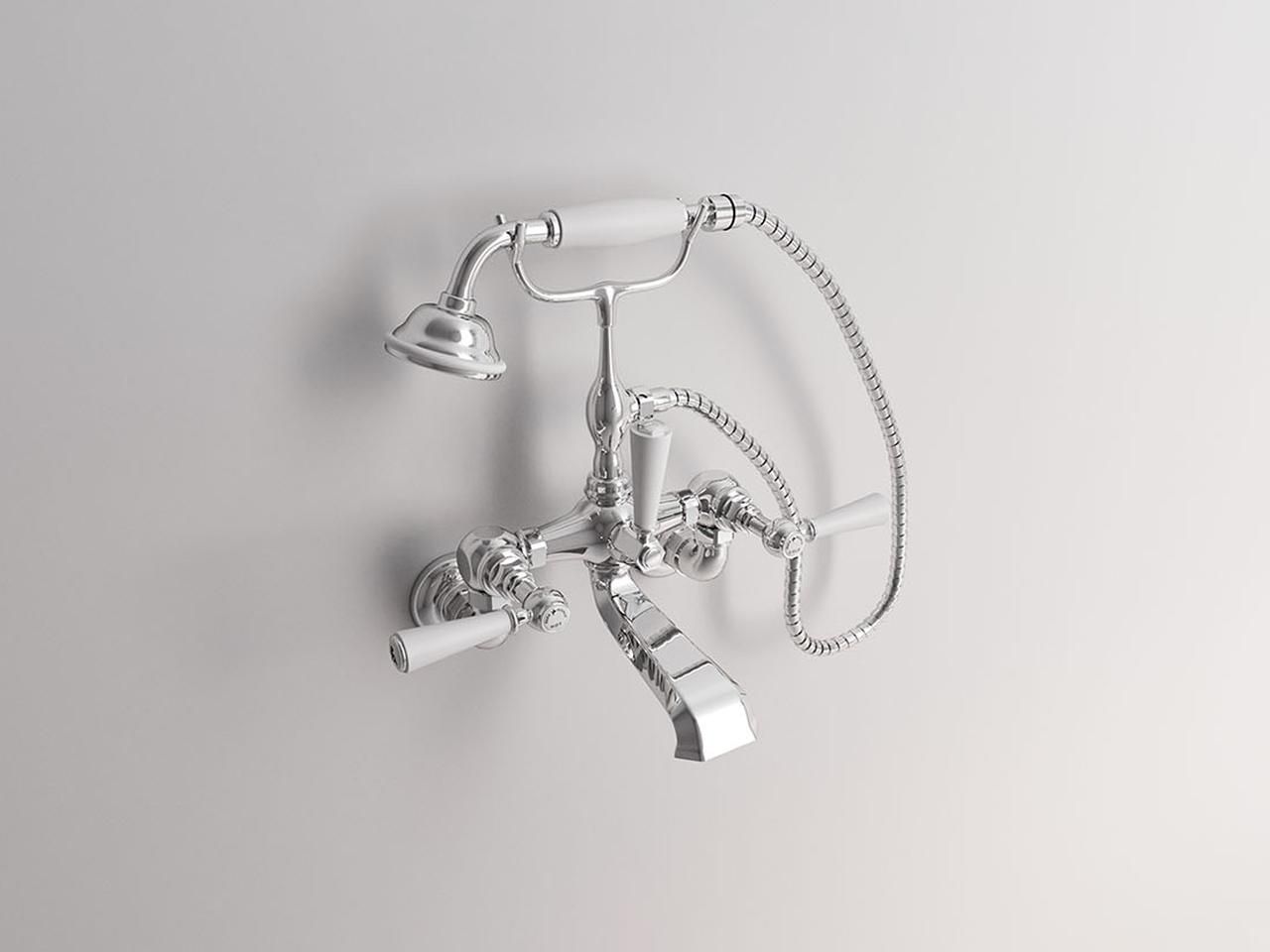 Настенный смеситель для ванны с 2 отверстиями и переключателем Park Avenue Astaire ARCH-00052702 - Вид №1