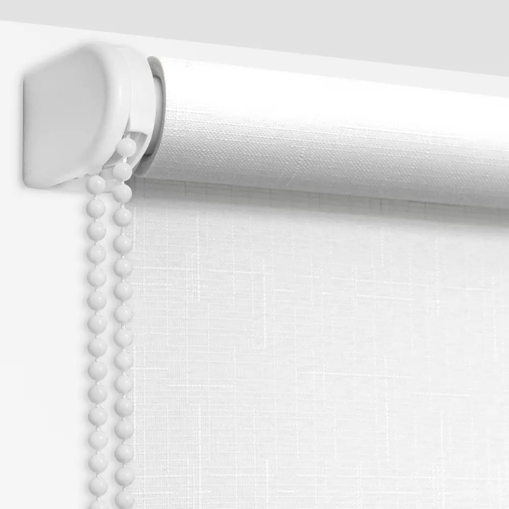 Штора рулонная Inspire Шантунг 80x250 см белая 82958898 STLM-2122519  - Вид №1